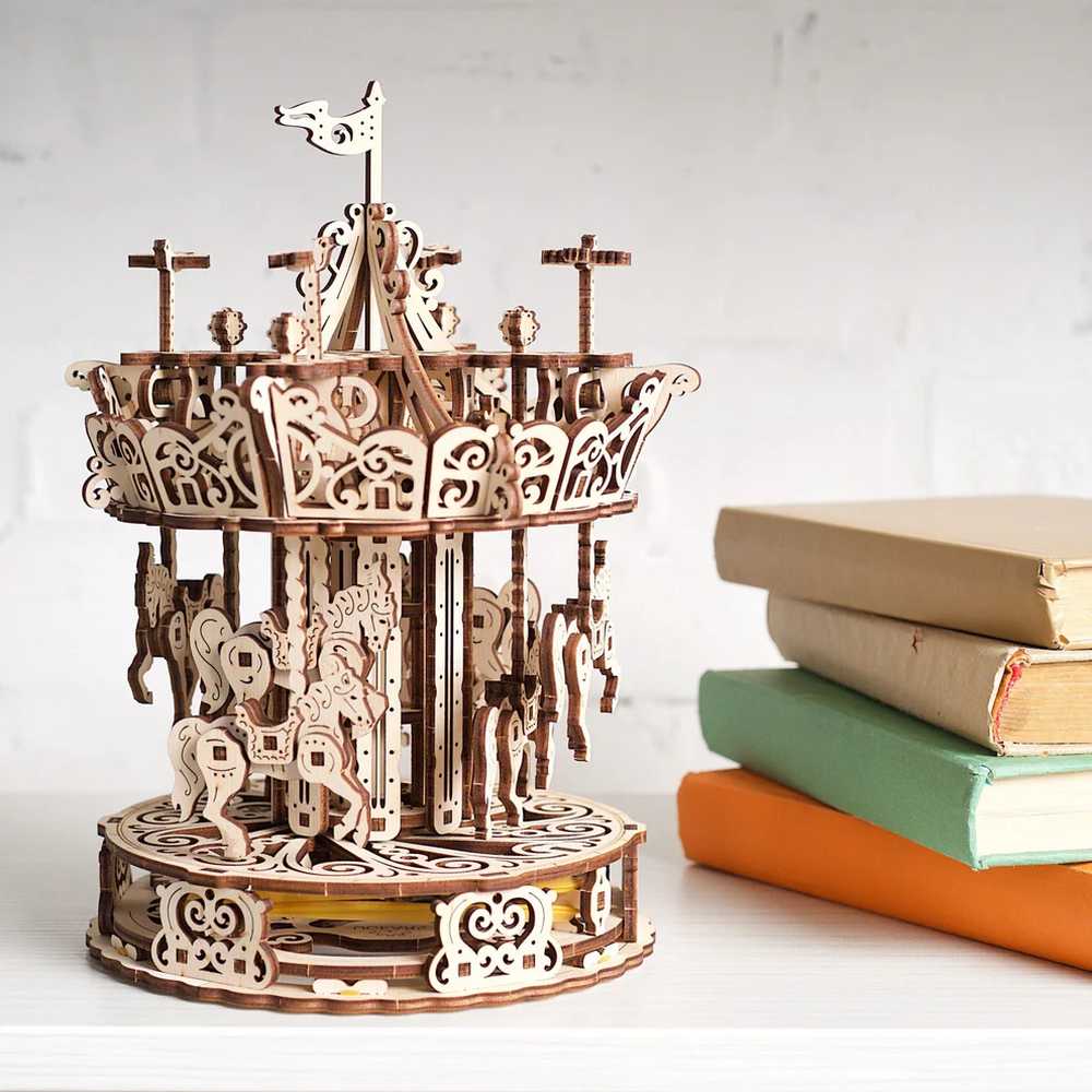 UGears Carousel  Mechanical Model